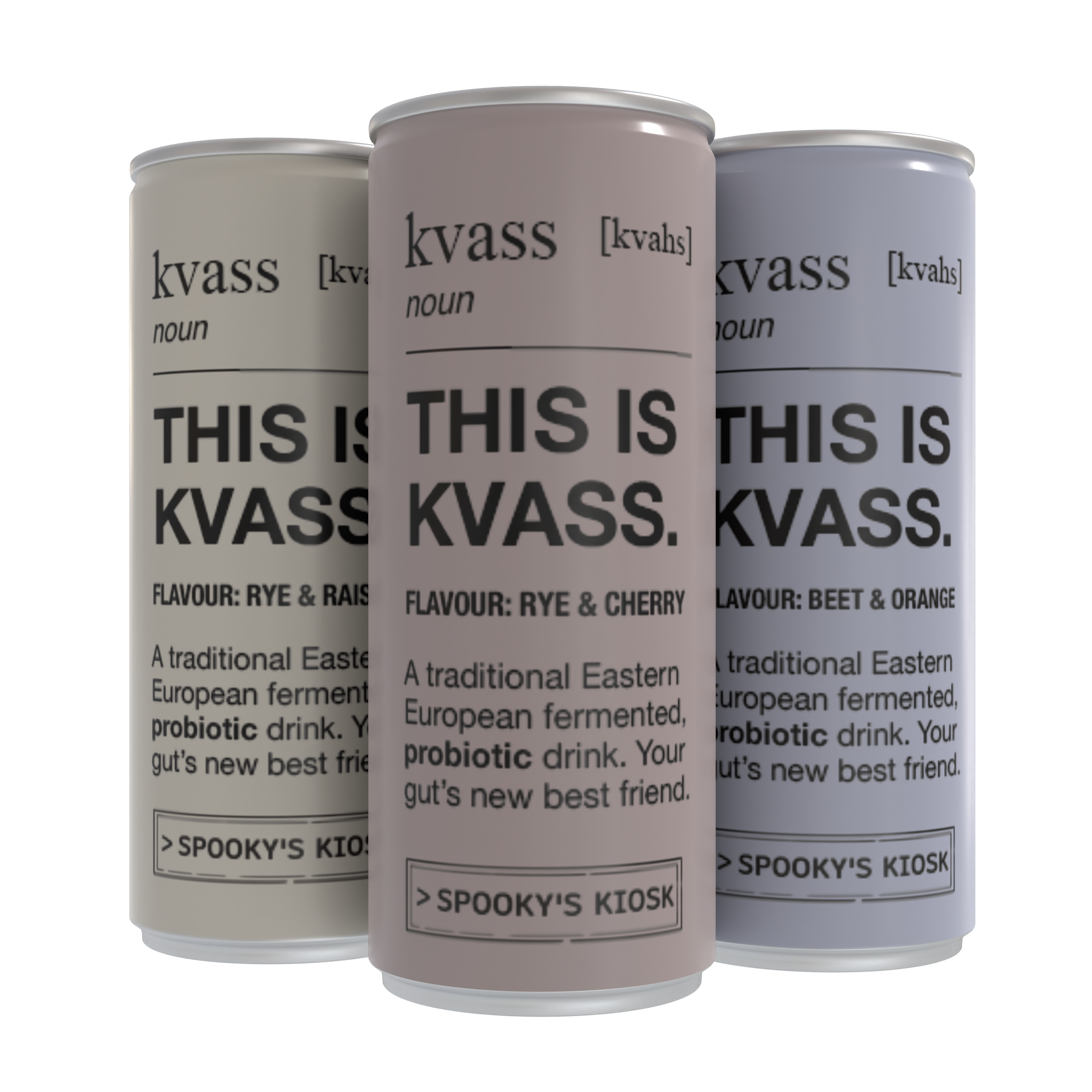 Kvass Probiotic Trilogy ⭐️ 12 Pack – Spooky's Kiosk