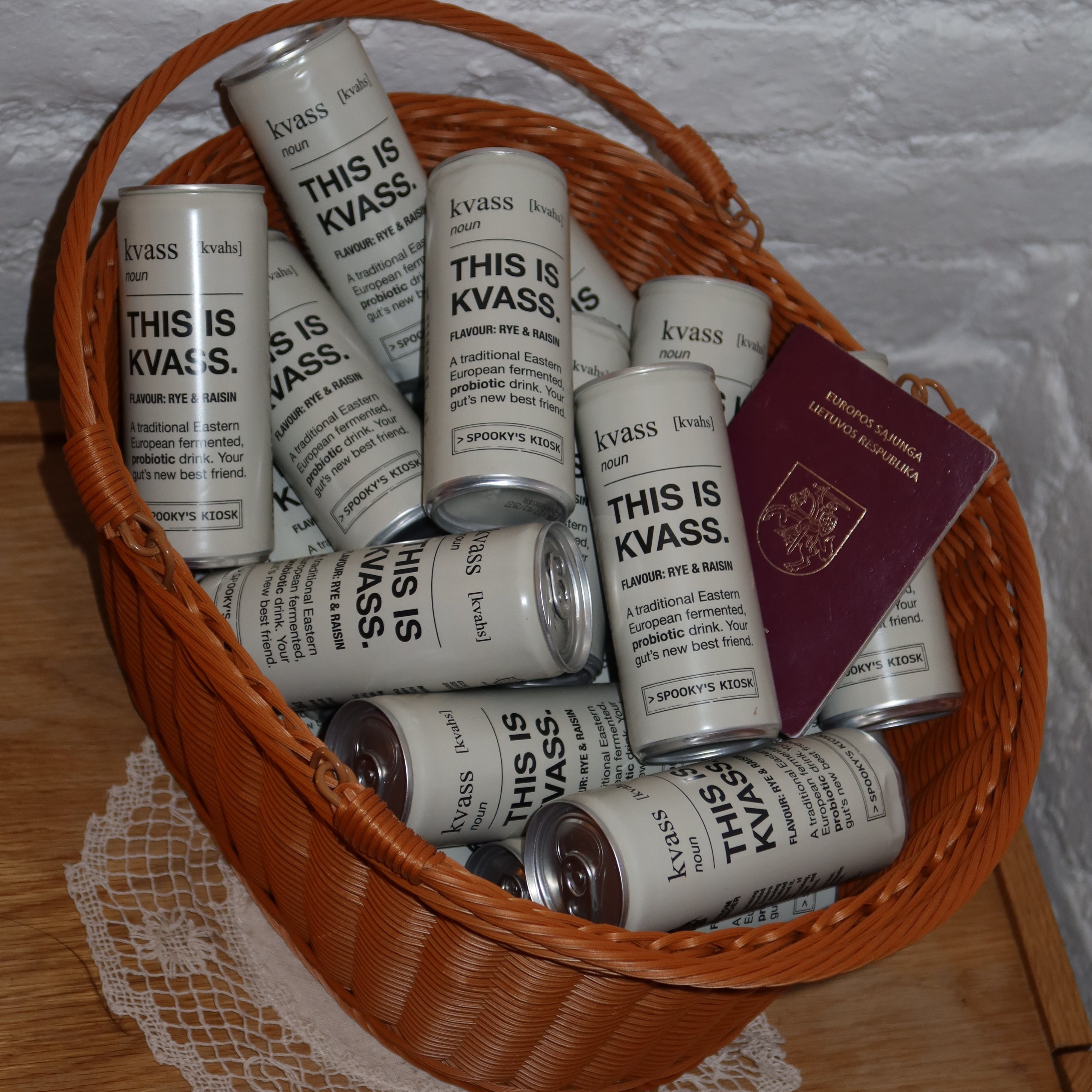 this is kvass spooky's kiosk London Lithuania