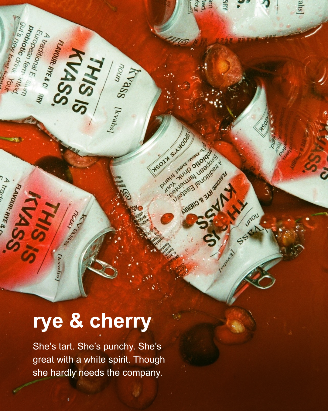 12 x 250ml Rye & Cherry Kvass